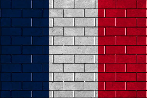 istock France flag painted on a brick wall 179160460