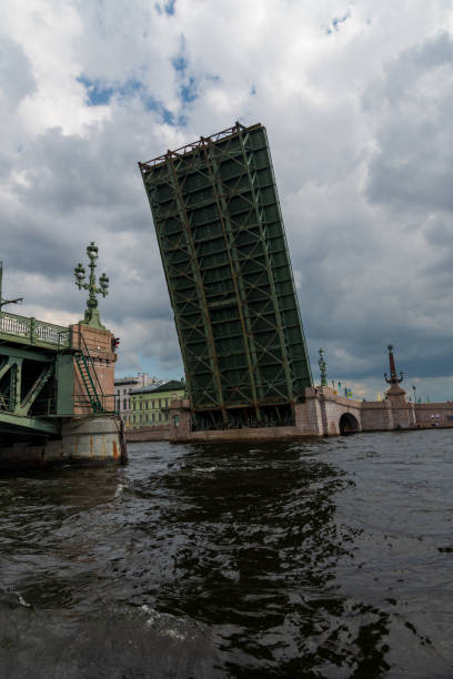 istock Open bascule bridge in Saint Petersburg 1791616761