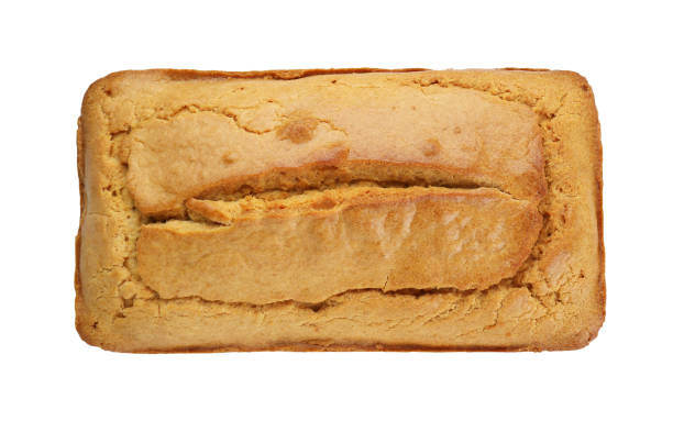 istock Delicious homemade yogurt cake on white background, top view 1791620094