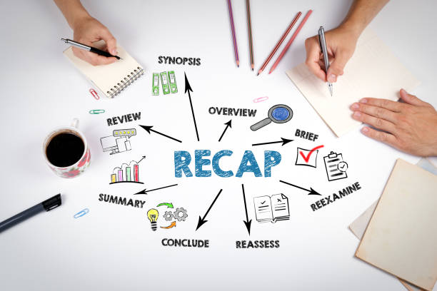 istock RECAP Concept. The meeting at the white office table 1791653027