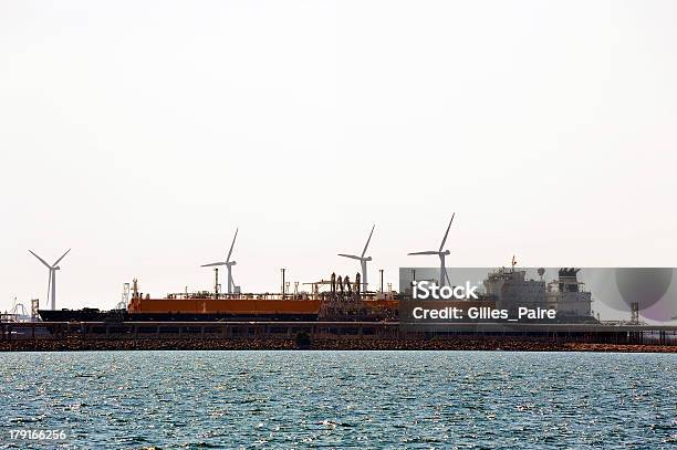 Quay Methane Tanker To Discharge Stock Photo - Download Image Now - Business, Cargo Container, Container