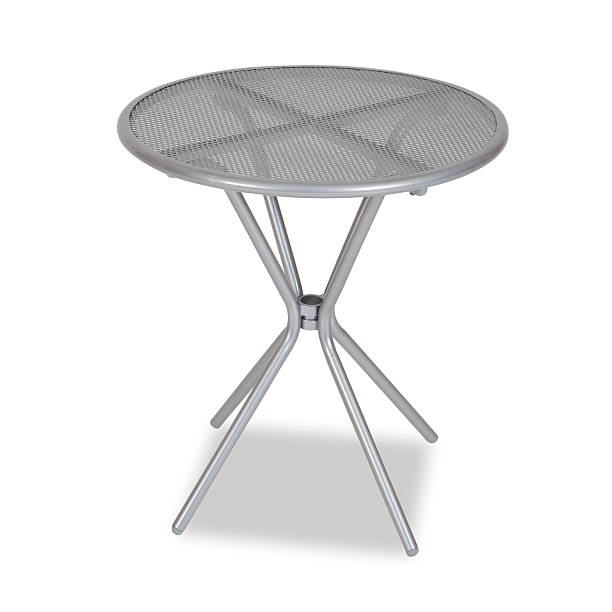 istock Patio Aluminium Folding Table With Stone Top 179166588