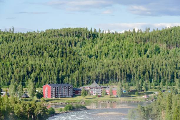 istock Ristafallet Waterfall park in sweden, 1791669088