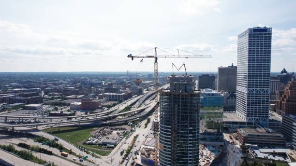 istock Drone View of Milwaukee, WI 1791674005