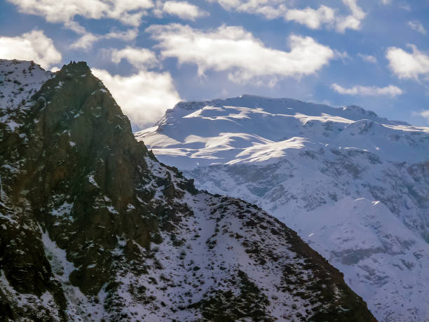 Mountains and Snow in Tajikistan