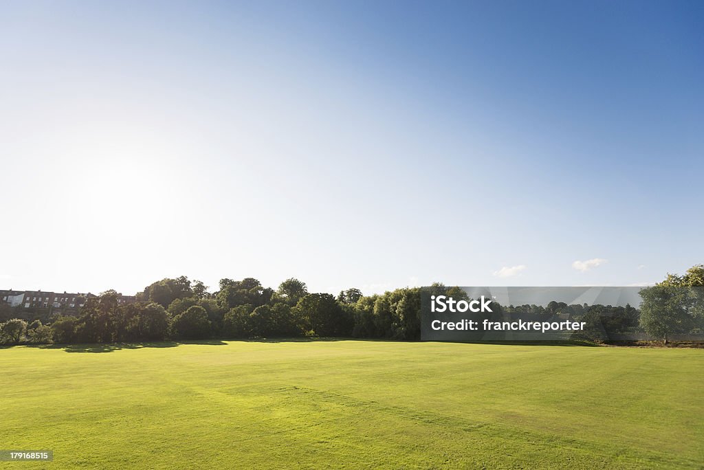 Parque de verão em derbyshire - Foto de stock de Céu - Fenômeno natural royalty-free