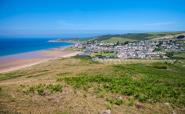 istock Stunning View Overlooking Village 179170350