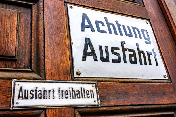 istock no parking sign in germany - translation: no parking 1791703802