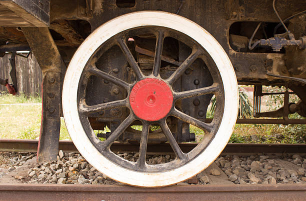 istock Locomotive wheel. 179170738