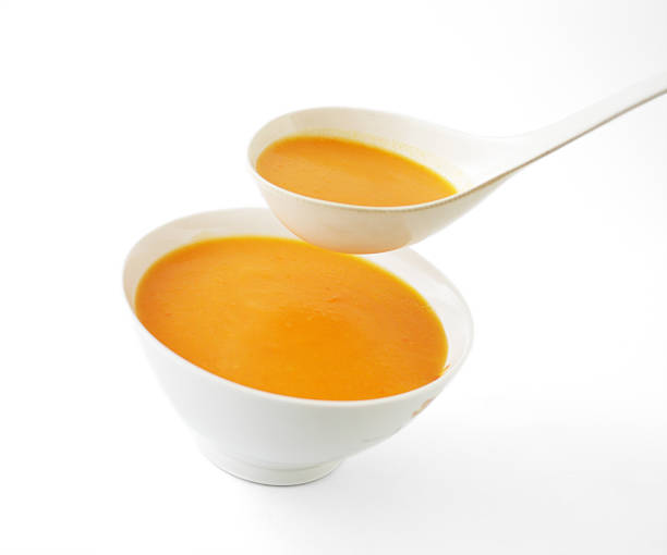 istock Carrot soup and Ladle 179170781