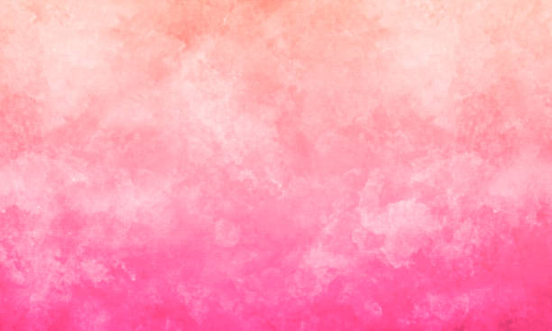 istock Watercolor Painting Background - Hand Painted Pink Artwork - Abstract Clouds 1791719047
