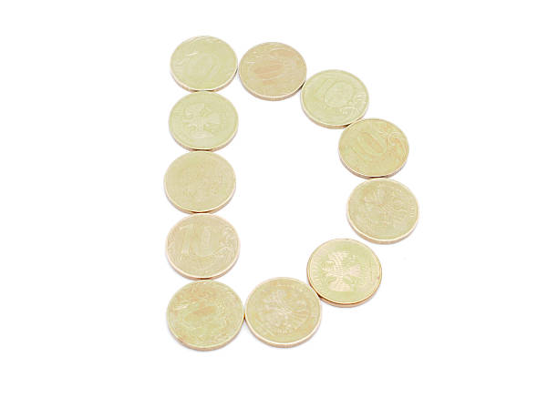 istock Letters of coins on a white background 179172637