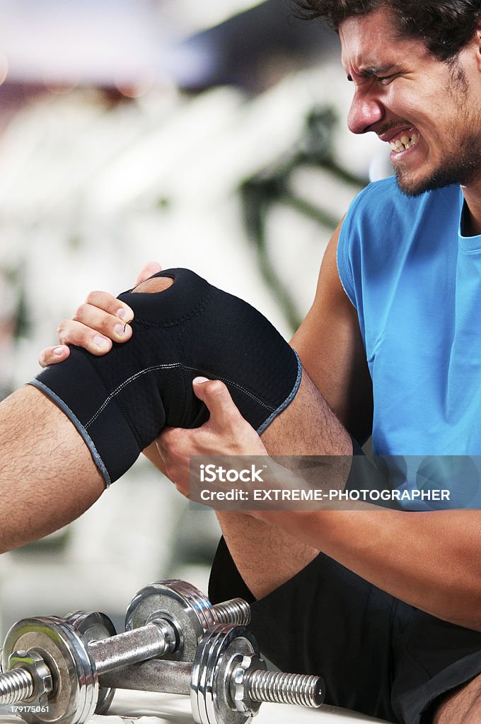 Homem de dor - Royalty-free Aparelho de Musculação Foto de stock