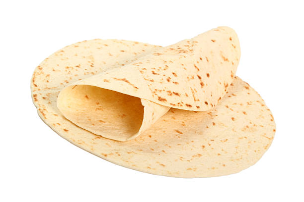 istock Tortilla Wrap Bread. Isolated on a white background. 179176756