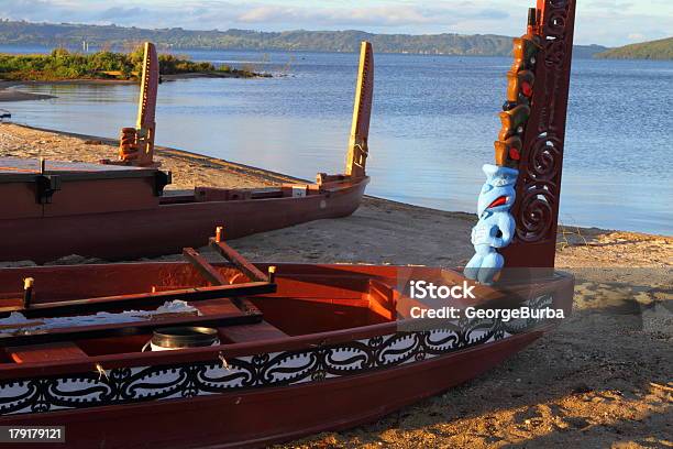 Maori Boats Stock Photo - Download Image Now - Ancient, Art, Art And Craft