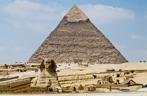 istock Sphinx and Pyramid of Khafre - Giza 179180526