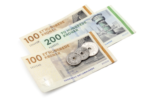 Danish bills and coins
