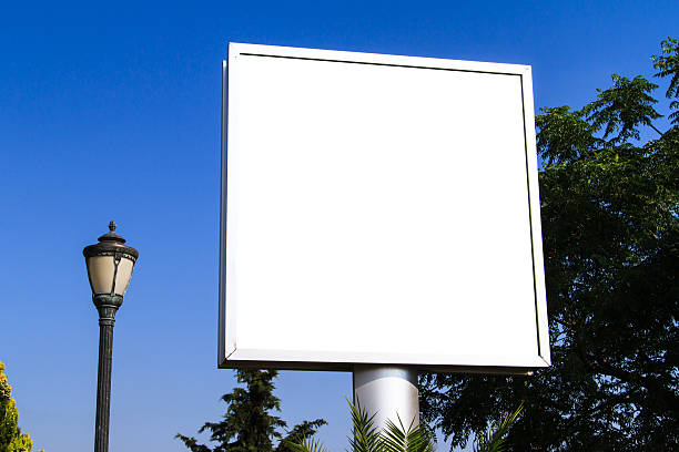 istock Blank Large Advertising Billboard Sign 179181681