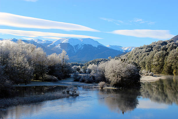 Patagonia Argentina - beautiful lake and forest