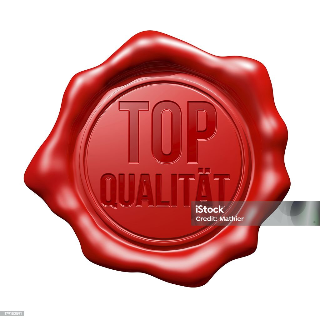 Selo de cera Vermelha: Top Qualität - Foto de stock de Selo - Timbre royalty-free