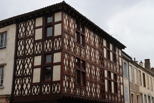 Ancienne maison à colombages en Bourgogne, Tournus