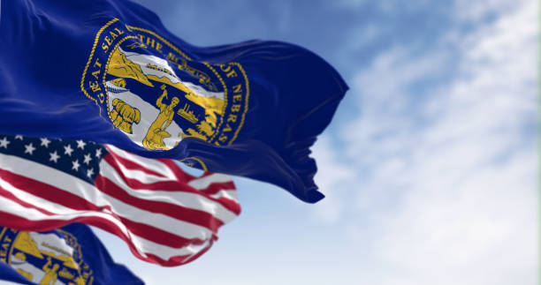 istock Nebraska Flag Flies High 1791910368