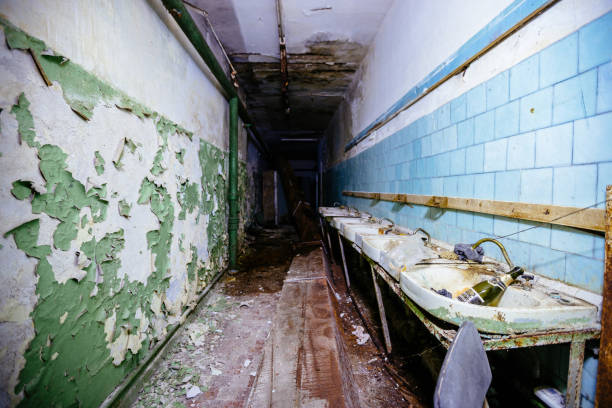 istock Dark abandoned Soviet bunker, echo of Cold War 1791933554