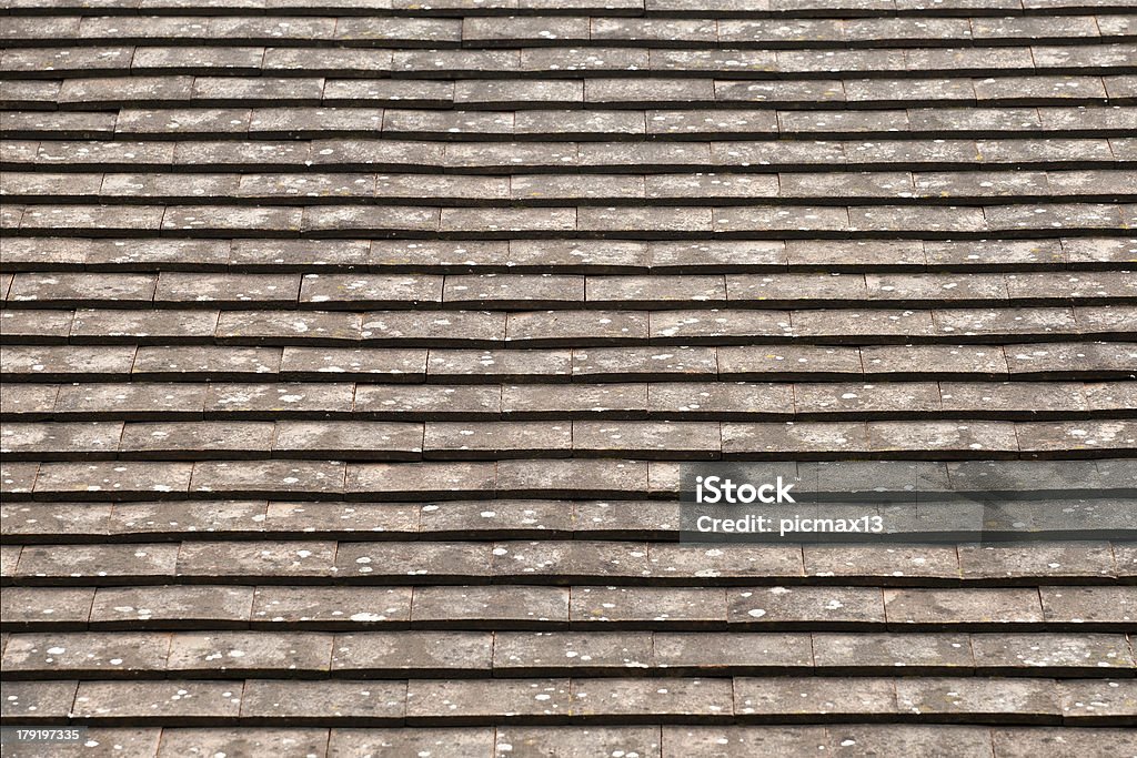 The old tile roof Architectural Feature Stock Photo