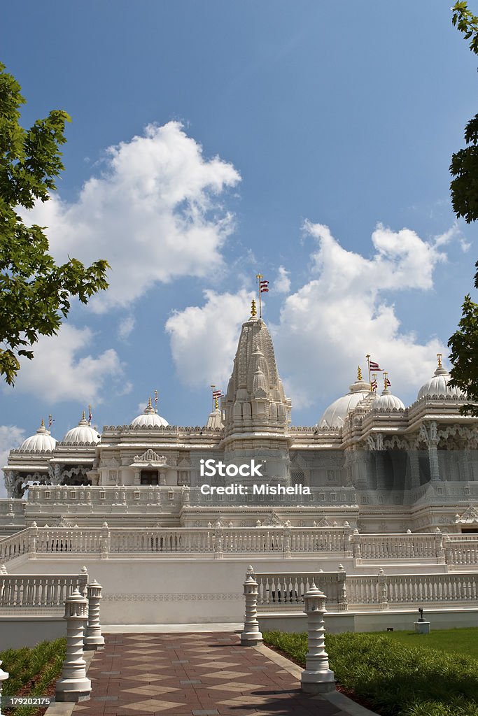 BAPS Shri Swaminarayan Mandir. Atlanta BAPS Shri Swaminarayan Mandir , Atlanta GA Architecture Stock Photo