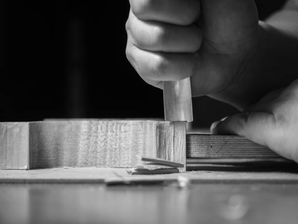 istock artisan violin maker luthier working with violin mould for center bot, corner blocks , bend ribs for a new classic handmade violin 1792027414