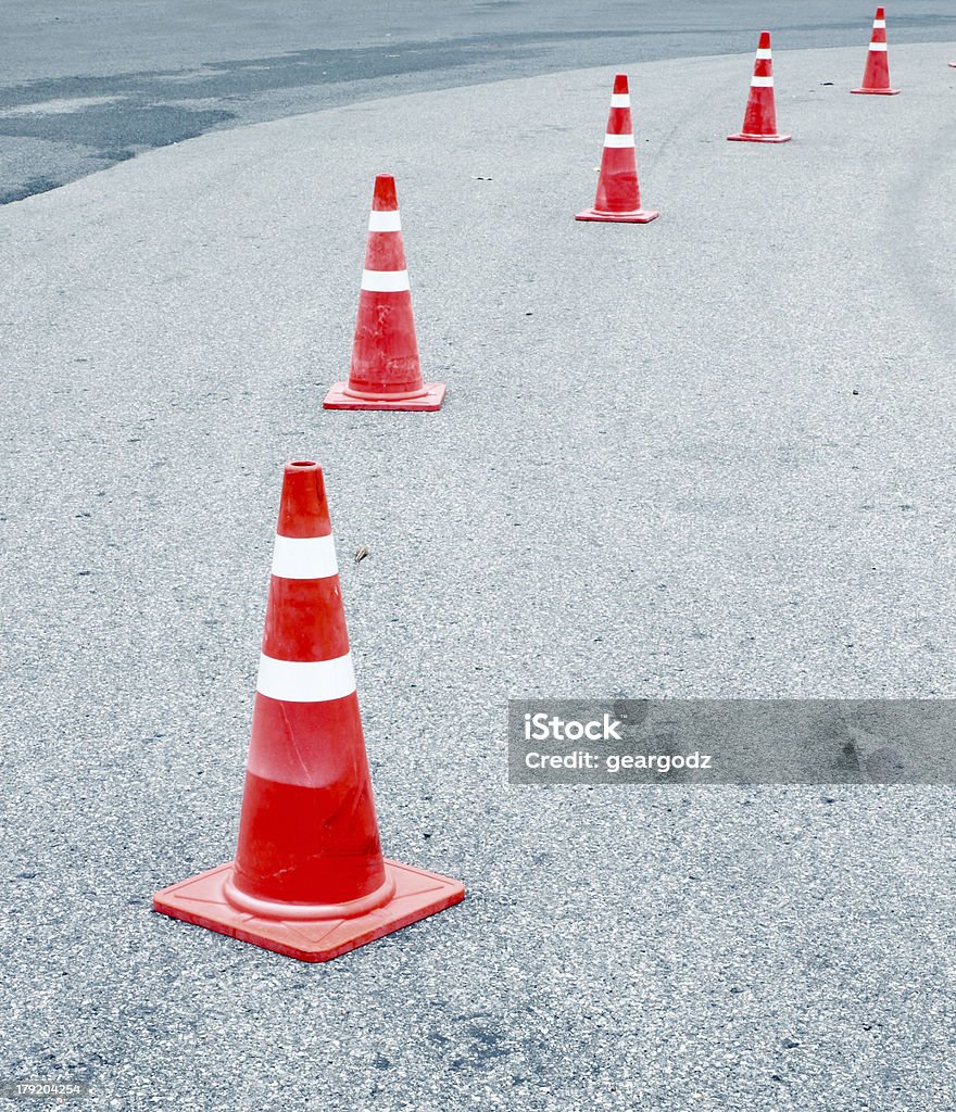 cones de Trânsito - Royalty-free Ao Ar Livre Foto de stock