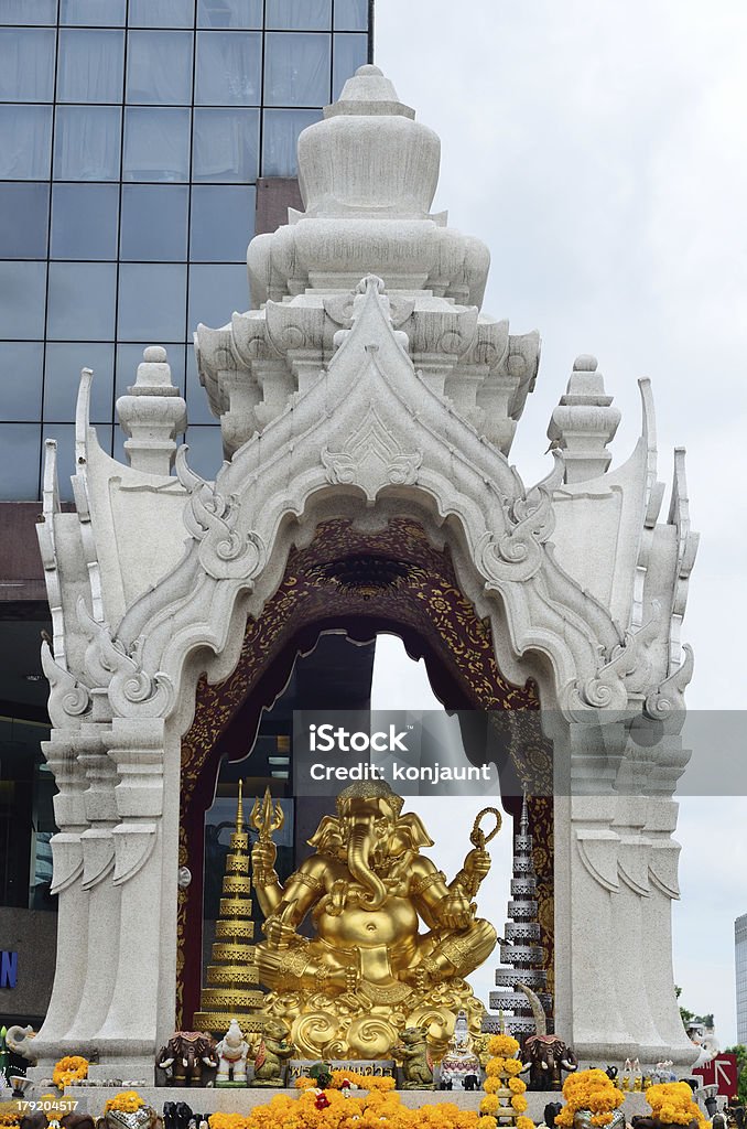 Ganesh Ganesh Statue  .Thai style  at central world thailand Animal Stock Photo