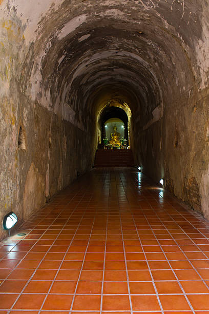 istock Tunnel in Wat Umong 179204704