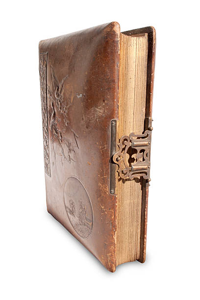 istock Antique Leather Bound Book 179205623