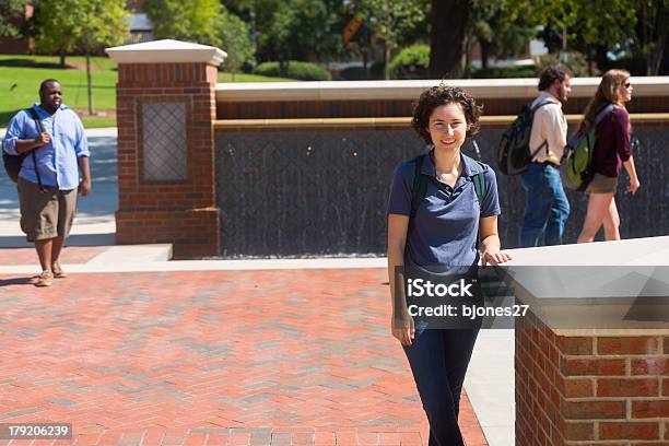 Estudantes No Campus - Fotografias de stock e mais imagens de Adolescência - Adolescência, Adulto, Afro-americano