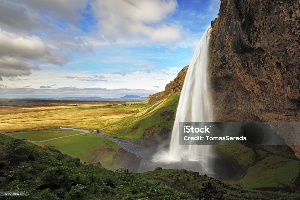 Wasserfall in Island-scotland - Lizenzfrei Bach Stock-Foto
