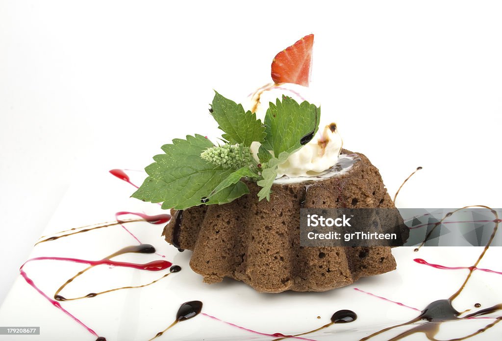 muffin de Chocolate - Royalty-free Alimentação Não-saudável Foto de stock
