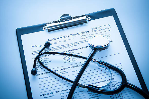 istock A medical questionnaire and stethoscope 179210157