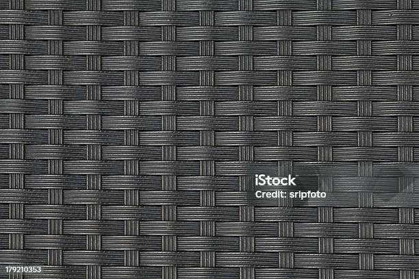 Superficie Con Textura De Entrelazado Cuerdas De Nylon Foto de stock y más banco de imágenes de Color negro
