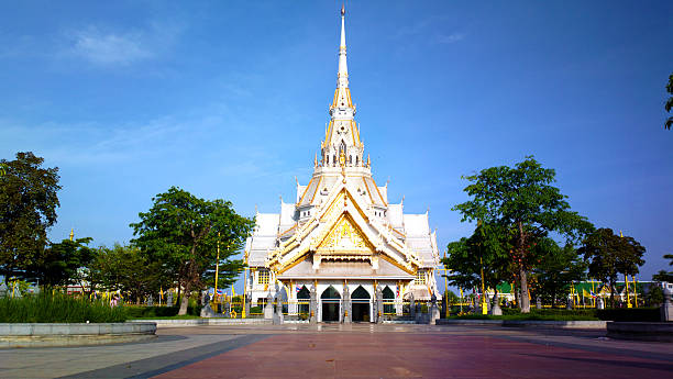 istock Great marble church, Wat Sothorn, Chachoengsao, Thailand 179210629