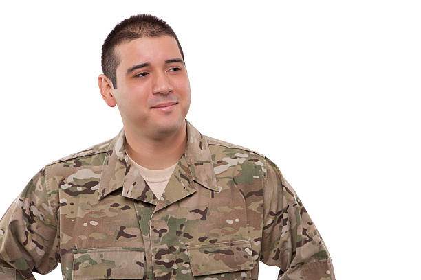 istock Close-up image of a smiling soldier 179210702