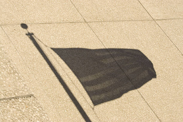 Shadow of an American Flag