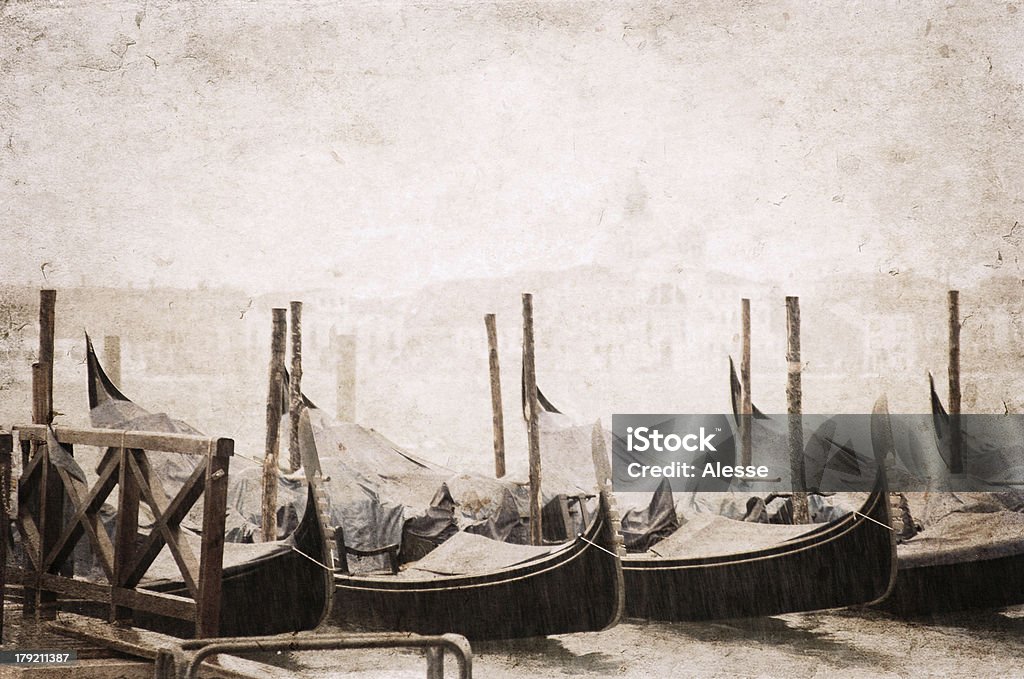 Venezia, opera d'arte in stile retrò - Foto stock royalty-free di Acqua