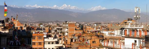 istock Patan or Pathan town and Kathmandu, Himalayas mountains 1792117609