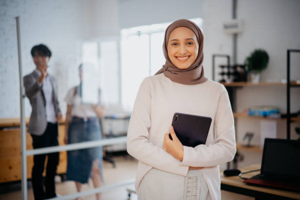 istock Young muslim business entrepreneur in office 1792120160
