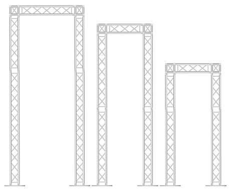 Speaker cabinet hanging truss,Truss frame.