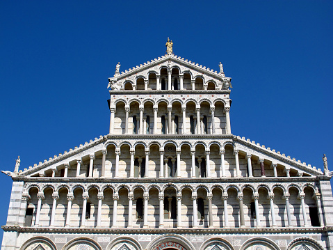 The ancient Pisa Cathedral in Italy
