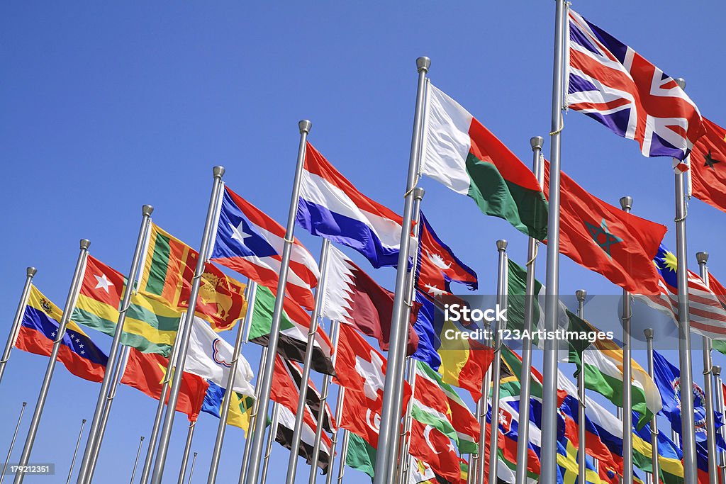 Drapeaux du Royaume-Uni et du monde - Photo de Empire britannique libre de droits