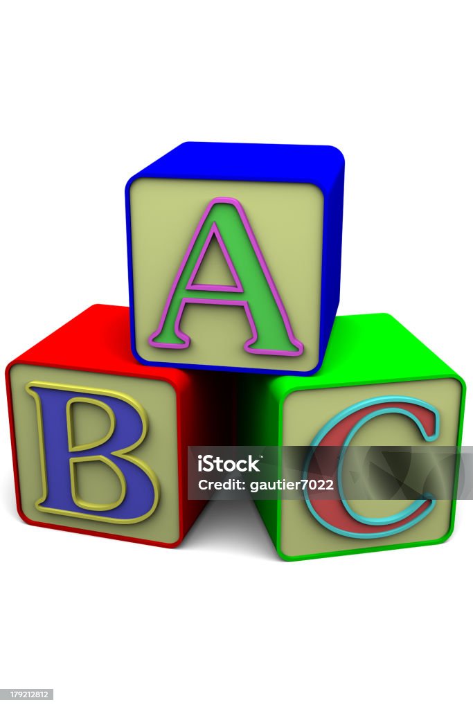 Blocs abc jeu - Photo de Apprentissage libre de droits