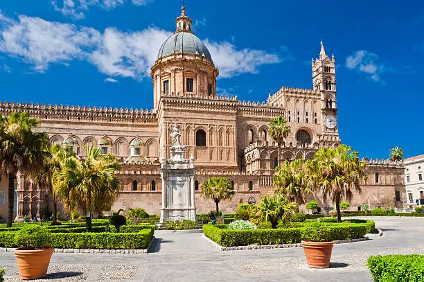 The Cathedral of Palermo is an architectural complex in Palermo (Sicily, Italy). The church was erected in 1185 by Walter Ophamil, the Anglo-Norman archbishop of Palermo and King William II's minister